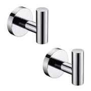 Wall Mounted J-Hook Robe/Towel Hook Towel Hook in Stainless Steel Poilshed Chrom