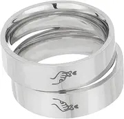 [Healeved] Matching Rings for Couples Men's Women's Promise Rings Set for Him and Her