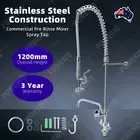 Commercial Kitchen Pre-Rinse Arm Mixer Tap Spray Trigger Gun Pot Filler 1200MM