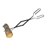 Fireplace Tongs Fire Pit Log Grabber Barbecue Tool Grill 25 Inches Long Campfire