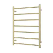 Radiant Heated Round Towel Rail Right 600x800mm Light Gold Lg-Rtr01Right