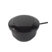 Rice Serving Bowl with Lid Rice Paddle Spoon Japanese Ohitsu Container 4777