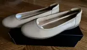 Naturalizer Flexy Flat E8047L1250 Nude Leather Shoes Women's Size 9.5W NIB
