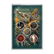 Lamb Of God Button Badge Pack Omens Logo new Official 5 x Pin Button