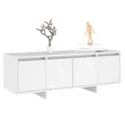 Tv Cabinet White 120X30x40.5 Cm Engineered Wood Wood TV Stands & Entertainment U
