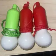 3 Pull Cord Light,Hangable Cord Indoor/Outdoor String Night Light LED