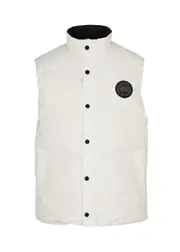 Canada Goose Garson Quilted Arctic-Tech Gilet - White - M, Men's Designer Gilet, Male - M M