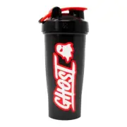Ghost Lifestyle Blender Bottle Shaker Reverse Infared Black & Red Brand New