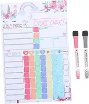 Parliky 1Set Magnetic Reward Chart for Reusable Behavior Chart with Custom Activities for Chores Reinforcement Accessory for Home School