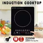 Electric Induction Cooktop Portable Ceramic Kitchen Cooker Touch 2200W