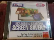 EXPERT Software Seasons & Reasons SCREEN SAVERS CD-ROM Windows 95