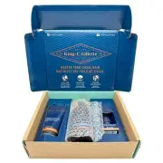 King C. Gillette Men's Beard Care Gift Kit - Beard Wash, Shave Gel, Beard Oil