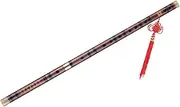 Bamboo Flute,Pluggable Bitter Bamboo Flute Dizi Traditional Handmade Chinese Musical Woodwind Instrument Key of C Study Level Professional Performance