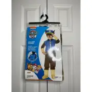 NEW Paw Patrol Chase Costume Size 3T / 4T Toddler Spirit Halloween