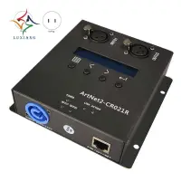 在飛比找蝦皮商城精選優惠-Artnet DMX 512以太網照明控制器接口2轉換器盒觸