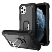 MCC Stylish Shockproof iPhone 11 Pro Max Case Cover Apple Heavy Duty Tough [Black+Black]