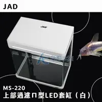 在飛比找蝦皮購物優惠-【AC草影】JAD 上部過濾ㄇ型LED套缸（白）【一組】魚缸