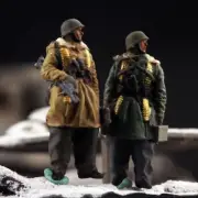 Resin 1/72 Diorama Miniature Toys German Soldier Kharkov 1943 Paint Dolls