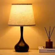 Stepless Dimmable Touch Lamp,Small Bedside Table Lamp for BLACK-1PCS