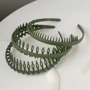 Set of 3: Headband 10 - Army Green - One Size