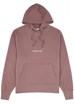 Mki Miyuki Zoku Logo Hooded Jersey Sweatshirt - Mauve - S S