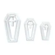 3x/Set Clay Earring Cutter Clay Cutting Molds Halloween Crosses Clay Cutter