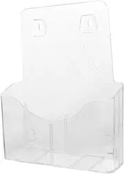 TOGEVAL Tabletop Pamphlets Holder File Display Rack for Organizing Documents Catalogs Magazines Versatile Wall Hanging Desktop Storage Acrylic Design