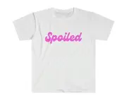 Y2K Sassy TShirt, SPOILED 2000's Celebrity Style Meme Tee, Gift Shirt