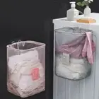 Foldable Laundry Basket Clothing Bucket Dirty Clothes Baskets Bathroom Storage