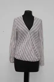 Sanctuary Sand Dune Wrap Top Santa Fe Stripe XS (US 2)