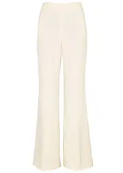 Roland Mouret Straight-leg Trousers - Cream - 10 (UK10 / S) 10 (UK10 / S)