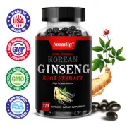 Korean ginseng capsules--enhance energy and endurance, promote blood circulation