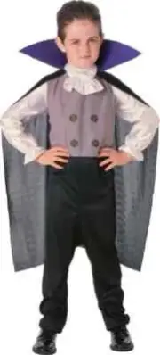 Vampire Boy Count Dracula Gothic Twilight Fancy Dress Up Halloween Child Costume