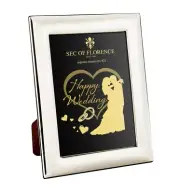 8”x 6” in Wedding Solid 925 Sterling Silver Photo Frame 7203/15×20*HW*G1*USA