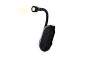 ISGift: Rechargeable Clip-On Book Light - Black