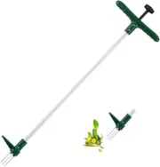 Weed Puller, Stand up Weeder Hand Tool, Long Handle Garden Weeding Tool with 3 C