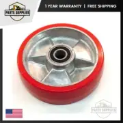 Pallet Jack Steer Wheel Assy for Mobile ECO I-55 Ultra-Poly Aluminum 120E8-A-HD