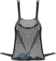 Pram Bag for Airplane - Mesh Stroller Travel Bag with Adjustable Straps | Large Capacity Stroller Bag | Mesh Stroller Organiser | Waterproof Gate Check Bag | Pushchair Cover Storage Bag for Baby