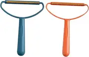 2pcs Scraper Pet Hair Rake Electric Shaver Gonzo Pet Hair Lifter Sponge Heavy Duty Lint Shaver Hair Brush Cleaner Pilling Remover Cleaning Tools Hair Removing Tool Copper Head