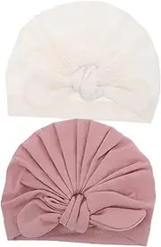 [ANDRESLAD] Baby Turban Hat Newborn Hat Baby Boys Girls Toddler Warm Headwear for Easter Holiday