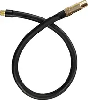 2-in-1 Schrader & Presta Valve Adapter, 50 cm Extension Hose for Air Pressure Compressors Air Pump, Replacement Hose Extension Tube, for Bicycle, Car, Motorcycle, Bicycle Tyres, Air Pump