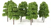 Flameer 10pcs HO Scale Model Trees 12.5cm 1:75 Railway Garden Stree Model Scenery