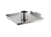 Tramontina Chicken Roaster Outdoor Stainless Steel Can Dishwasher-Safe Handles