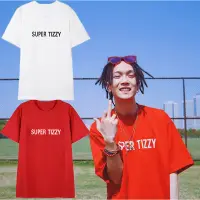 在飛比找蝦皮購物優惠-衣裳 中國有嘻哈你的男孩TIZZY TT同款短袖 T恤衫夏季