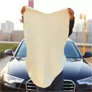Natural Chamois Leather Car Cleaning Cloths Washing Suede Absorbent TowelA_K_