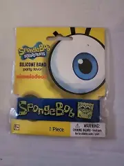 SpongeBob SquarePants Silicone Blue Wide Bracelet Band Party Favors