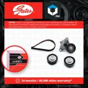 Drive Belt Kit fits KIA CEED JD 1.4D 12 to 18 D4FC Set Gates Quality Guaranteed