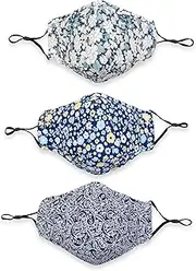 Cotton Face Mask Washable and Reusable Adjustable Elastic Ear Loop Breathable (Colour02)