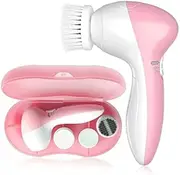 TOUCHBeauty Facial Cleansing Brush, 3-in-1 Face Brush with 3 Exfoliating Attachments, 2 Speeds, Deep Cleansing, Gentle Exfoliation, Blackhead Removal, Facial Massage