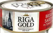 Riga Gold Fried Brisling Sardines In Tomato Sauce Chunky Style 8.47oz(Pack of 24